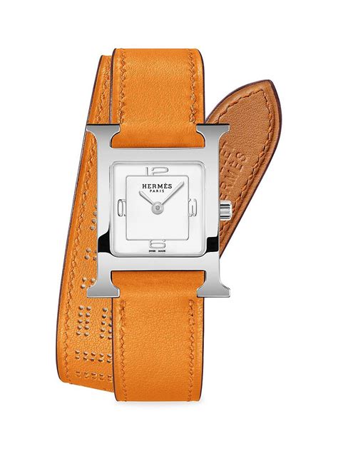 hermes watch double strap|Hermes watch strap price.